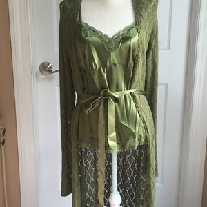 Karen Kane sweater and cami set size large